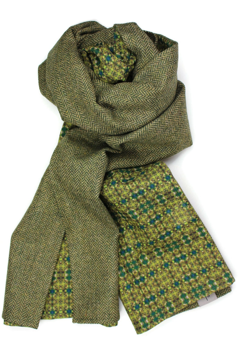小物 SOFT BRUSHED HERRINGBONE SCARF Herringbone+Scarf++Black.JPG?