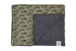 Premium Wool and printed Cotton & Silk Men´s Scarf